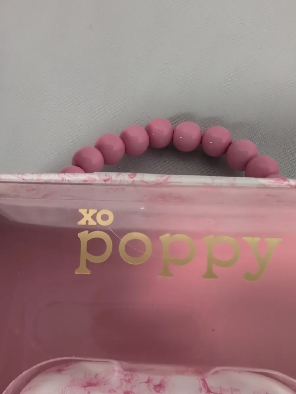 XO Poppy Pink Toile AirPods Case for AirPods Pro